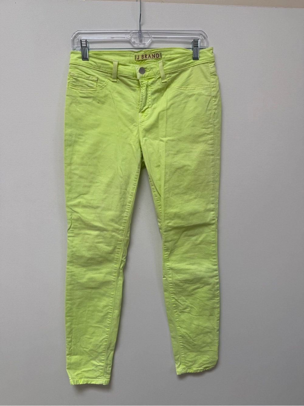 J Brand Neon Lime Skinny Jeans
